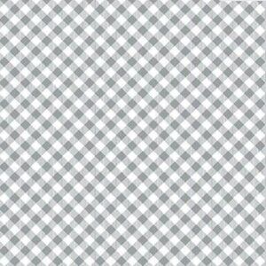 1/8 " Check (Gray) - Chelsea's Checks Collection by Henry Glass Fabrics